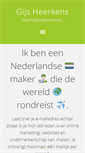 Mobile Screenshot of gijsheerkens.nl